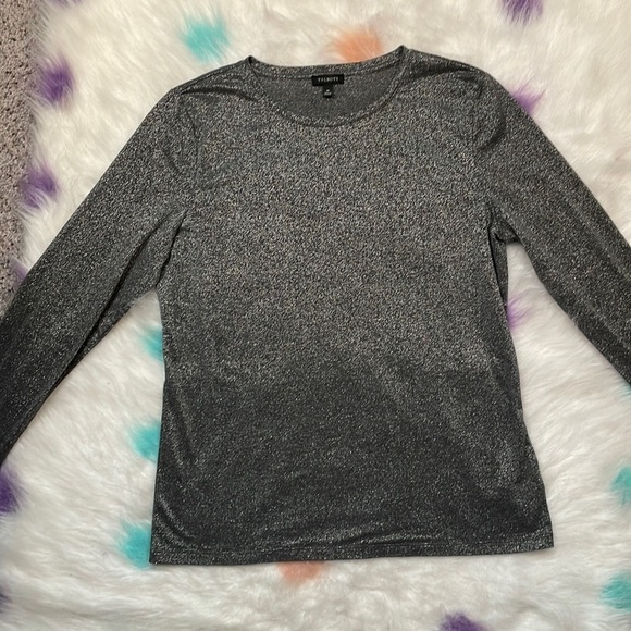 Talbots Sparkle Long Sleeve Woman’s Shirt Size‎ Medium - Picture 1 of 6